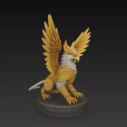 6 Pack Collectable Epic Griffins 3D print model_15