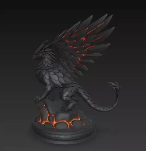 6 Pack Collectable Epic Griffins 3D print model_11