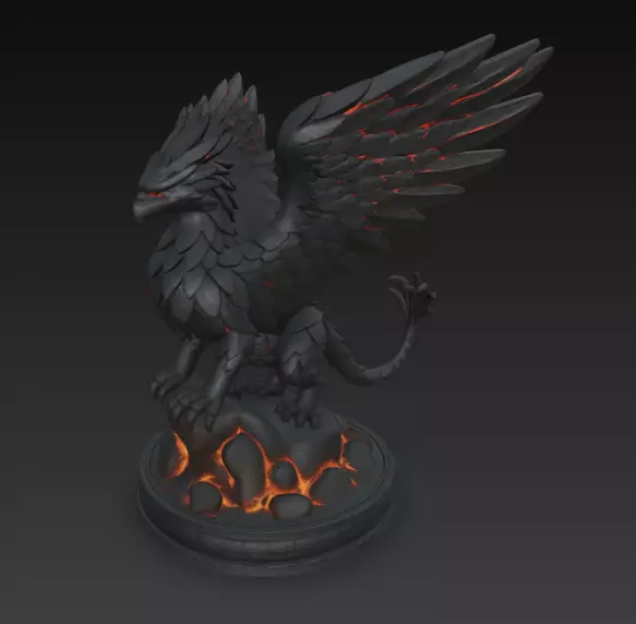 6 Pack Collectable Epic Griffins 3D print model_2