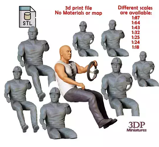 N1 Fast and Furious Sitting Dominic toretto