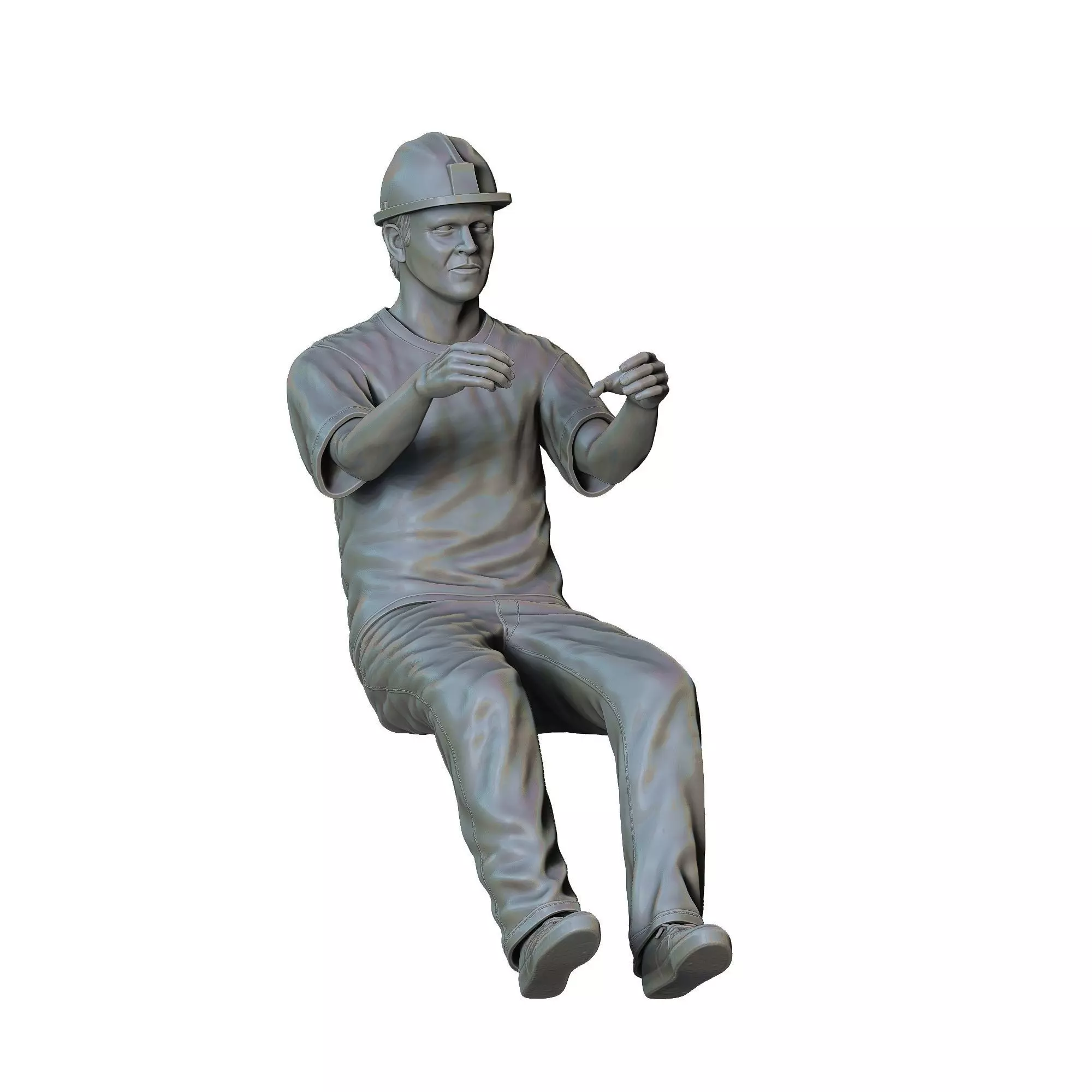 N2 Fast and Furious Sitting Brian O Conner 3D print model_17