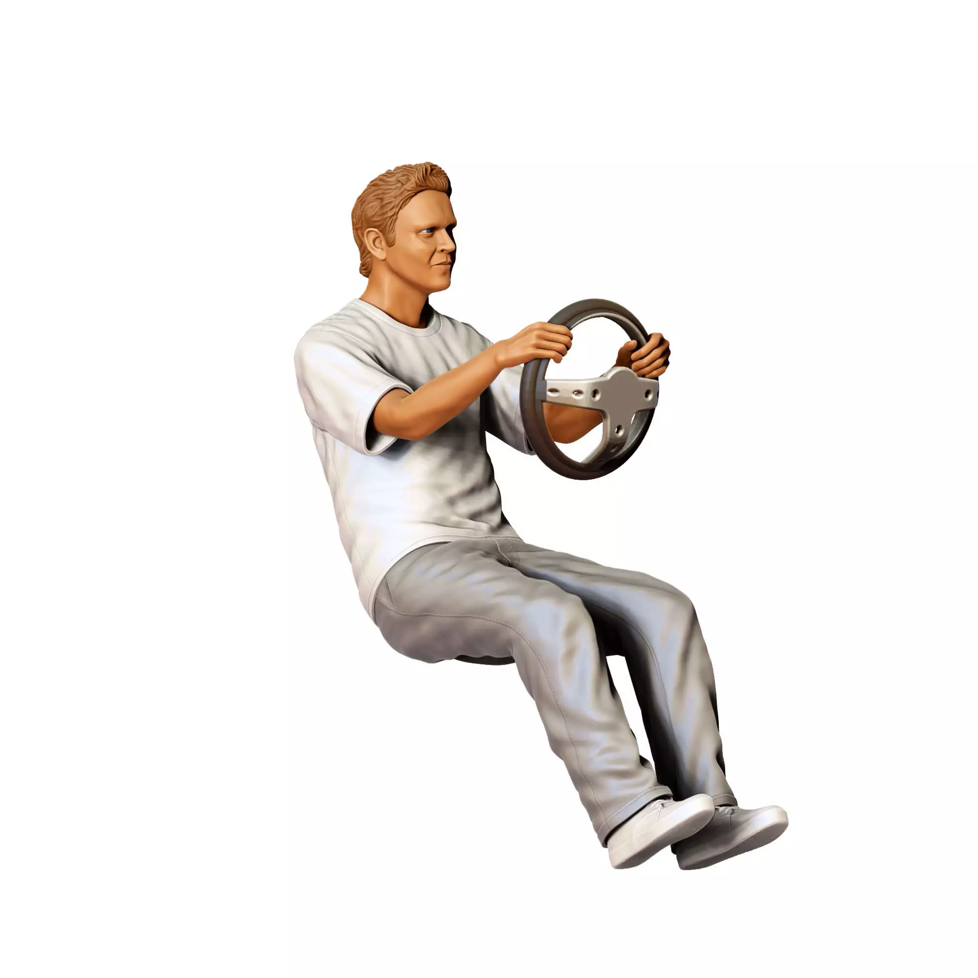 N2 Fast and Furious Sitting Brian O Conner 3D print model_2