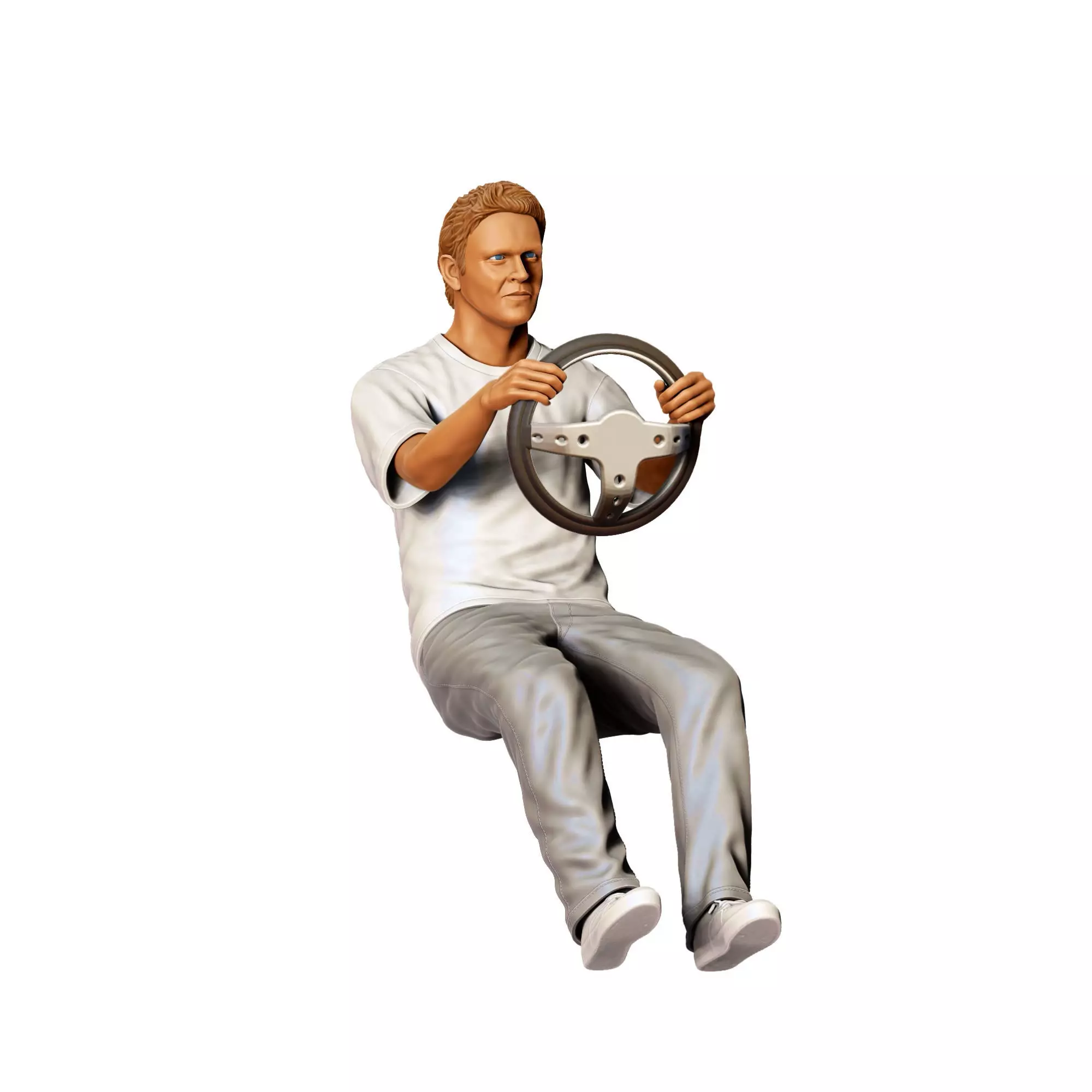 N2 Fast and Furious Sitting Brian O Conner 3D print model_1