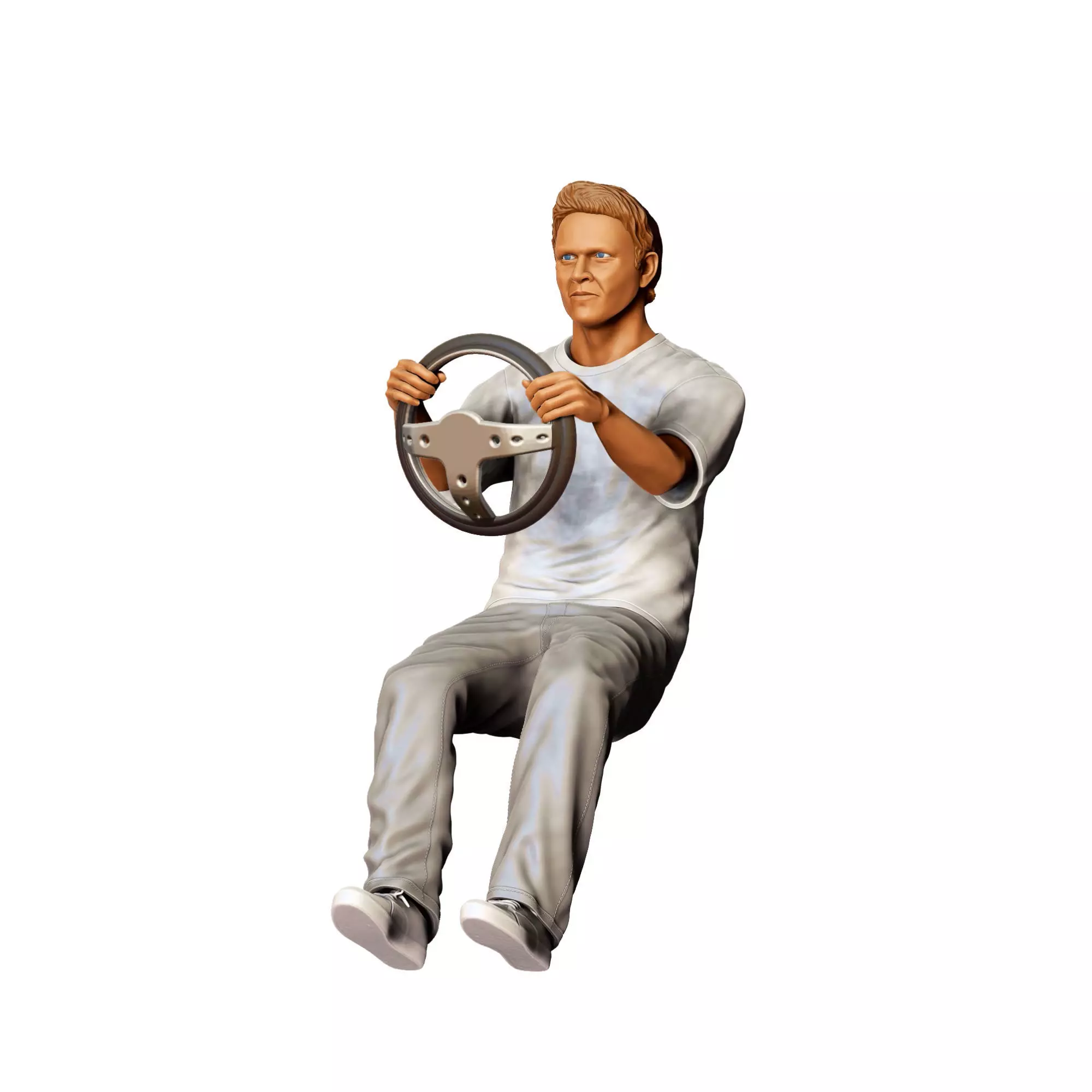 N2 Fast and Furious Sitting Brian O Conner 3D print model_14