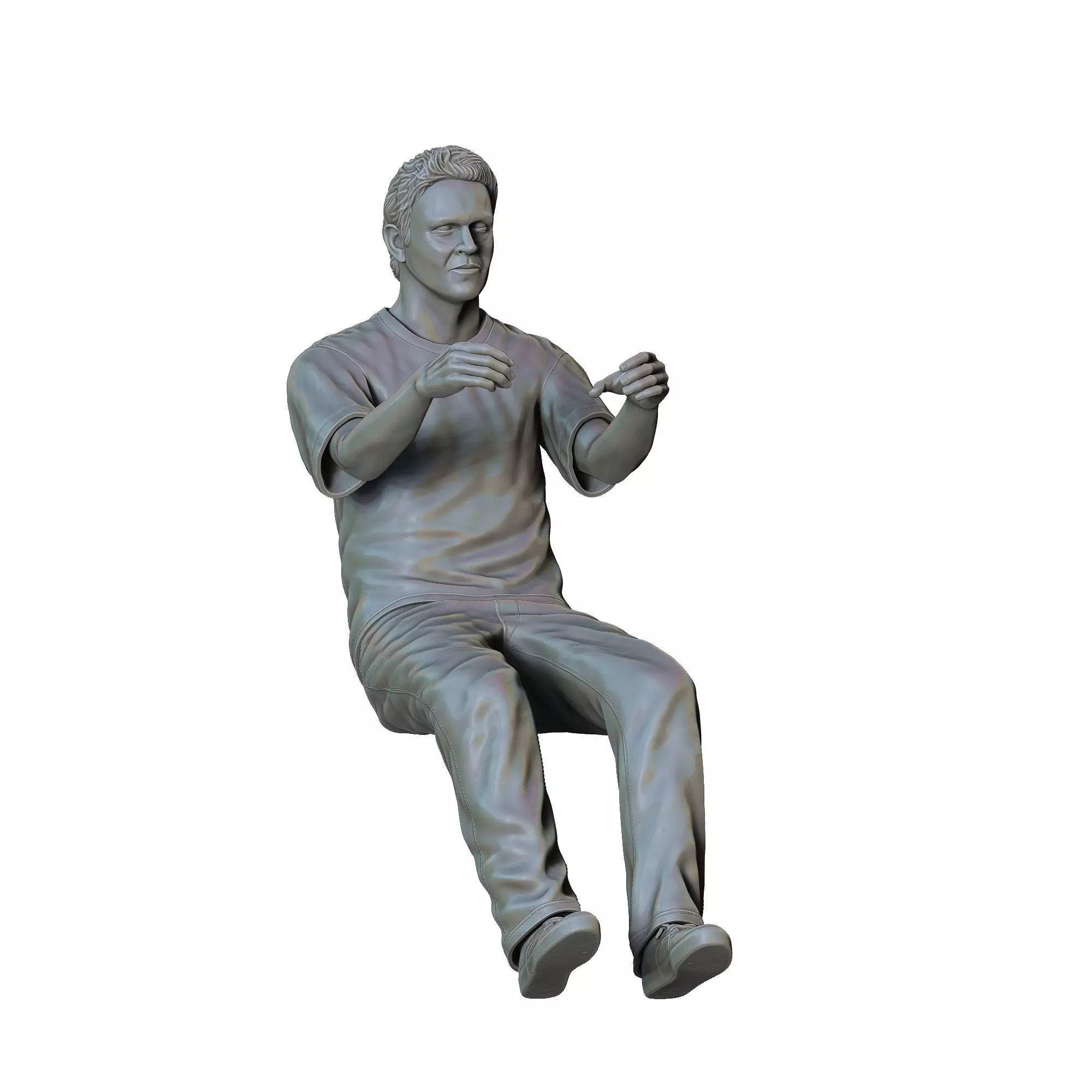 N2 Fast and Furious Sitting Brian O Conner 3D print model_15