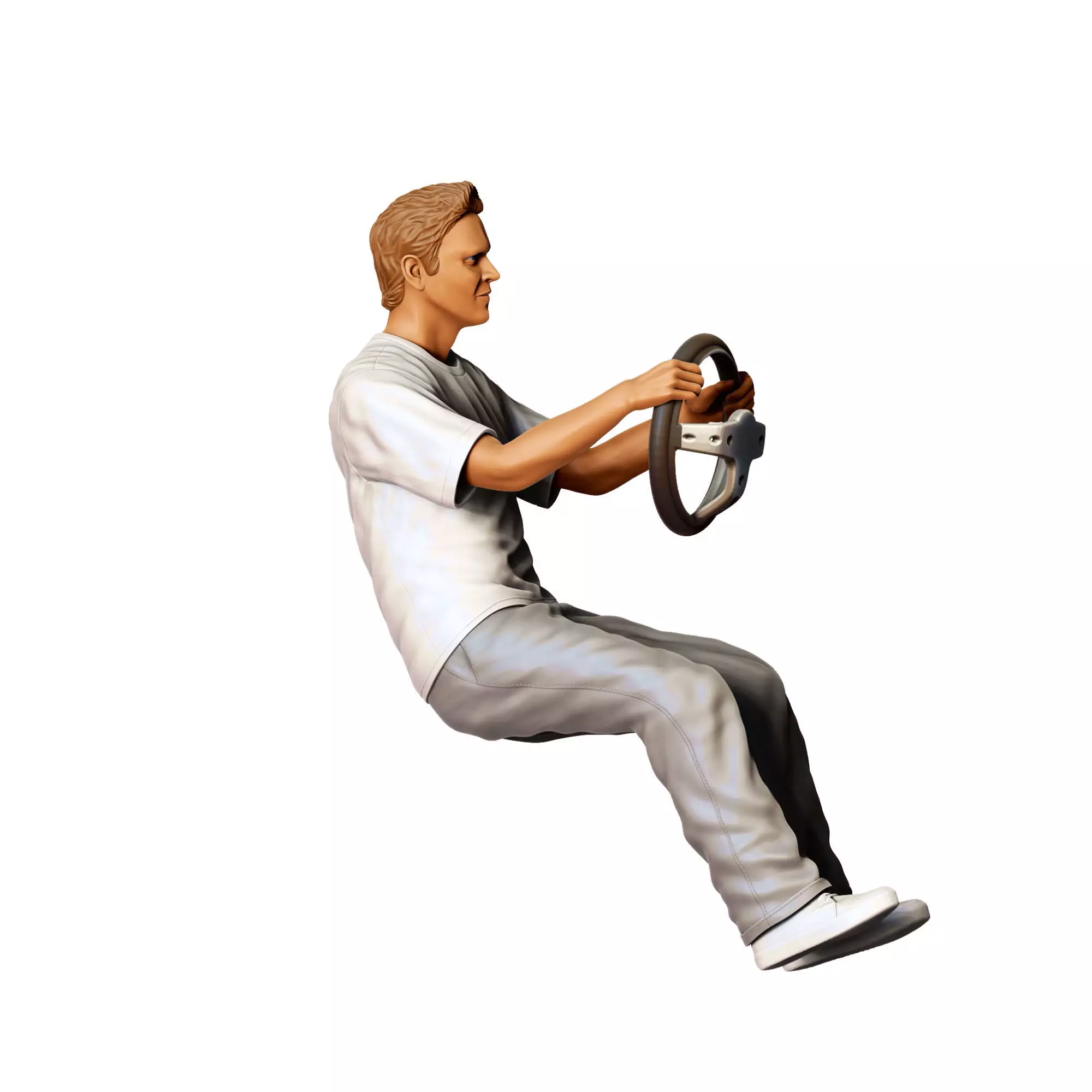 N2 Fast and Furious Sitting Brian O Conner 3D print model_3