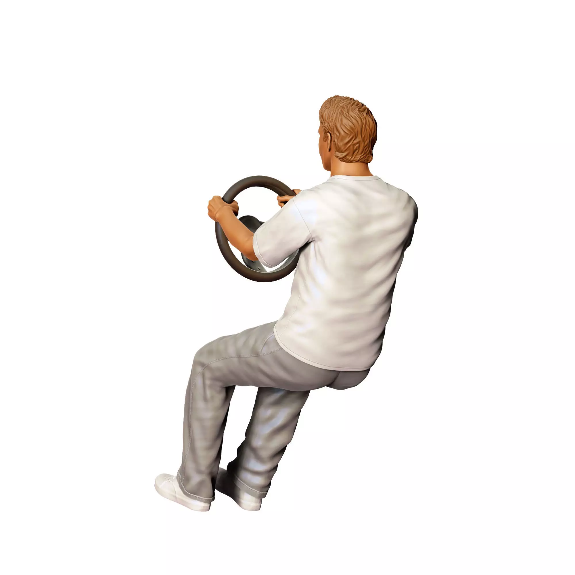 N2 Fast and Furious Sitting Brian O Conner 3D print model_9