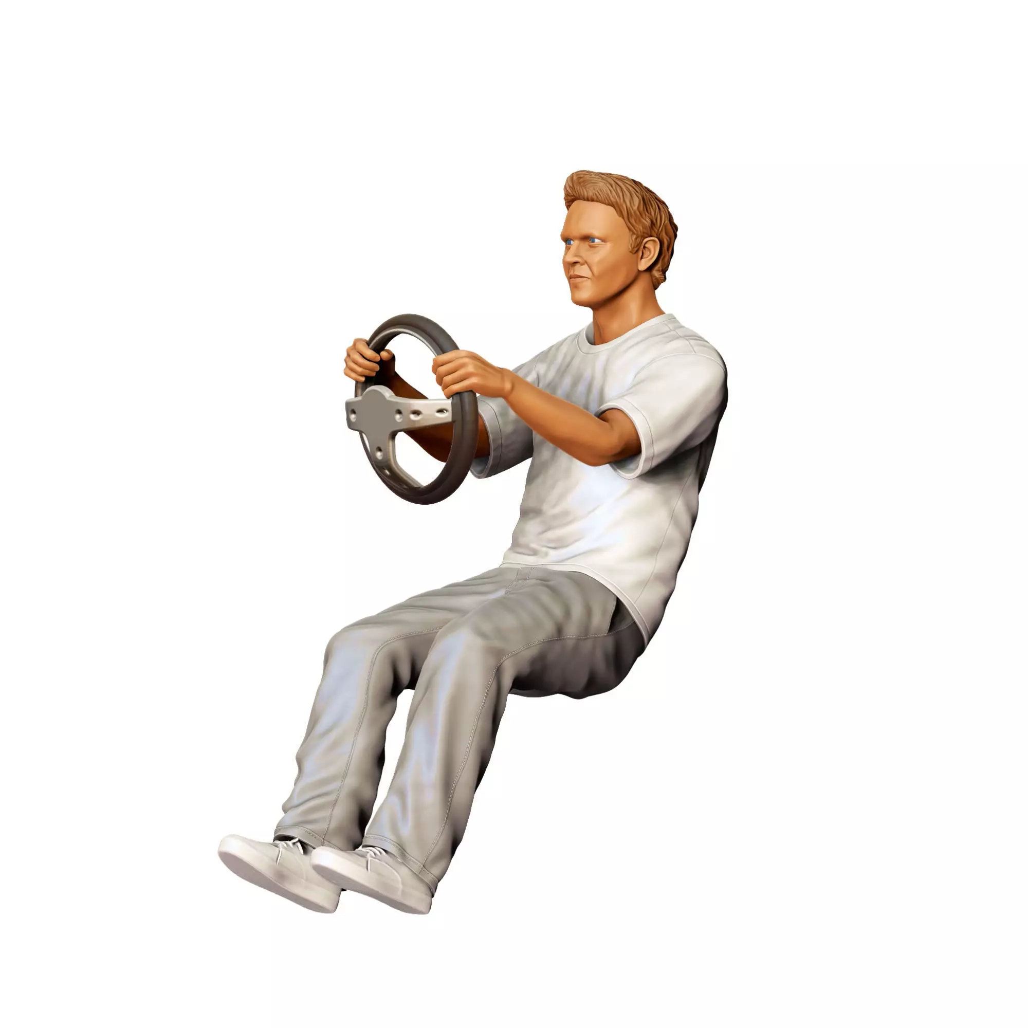 N2 Fast and Furious Sitting Brian O Conner 3D print model_13