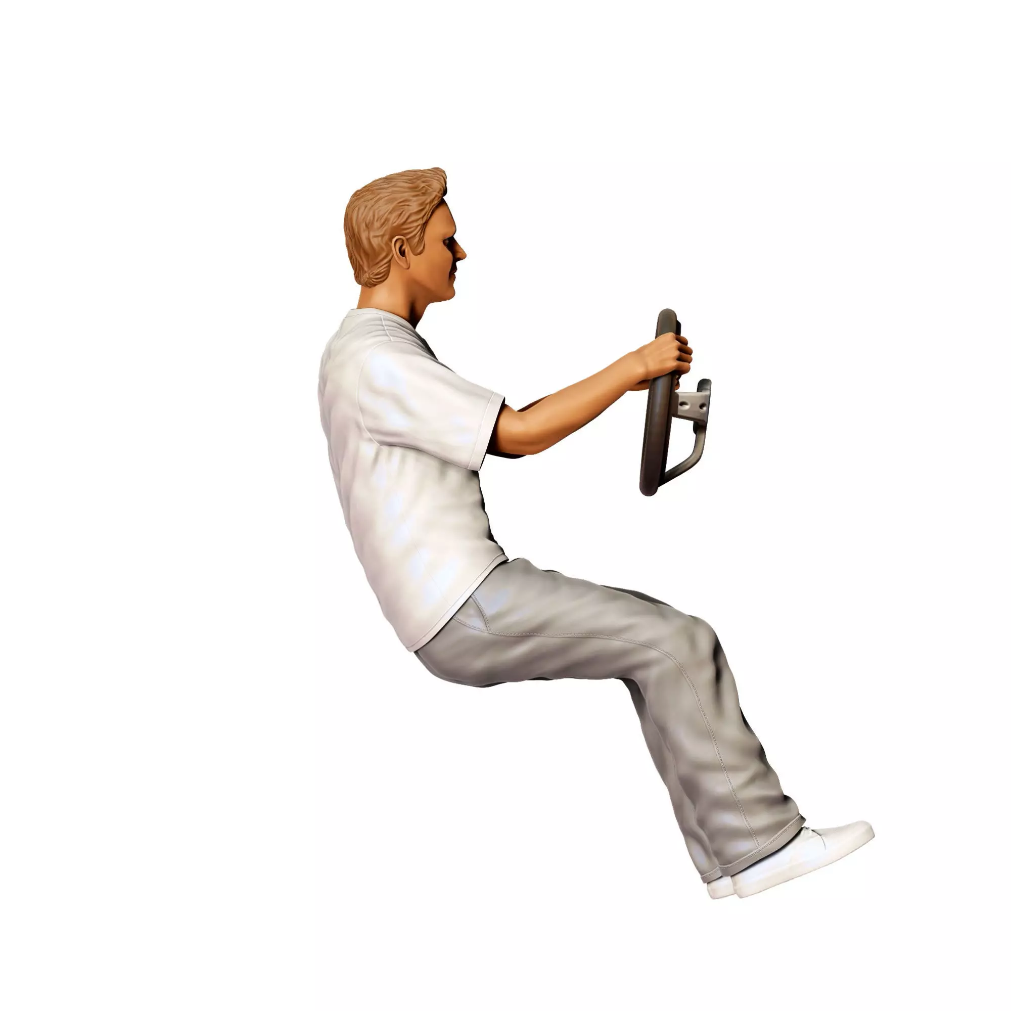 N2 Fast and Furious Sitting Brian O Conner 3D print model_4