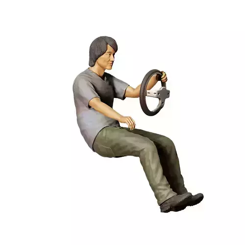 N3 Fast and Furious Sitting Han Lue 3D print model 4