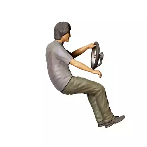 N3 Fast and Furious Sitting Han Lue 3D print model 6