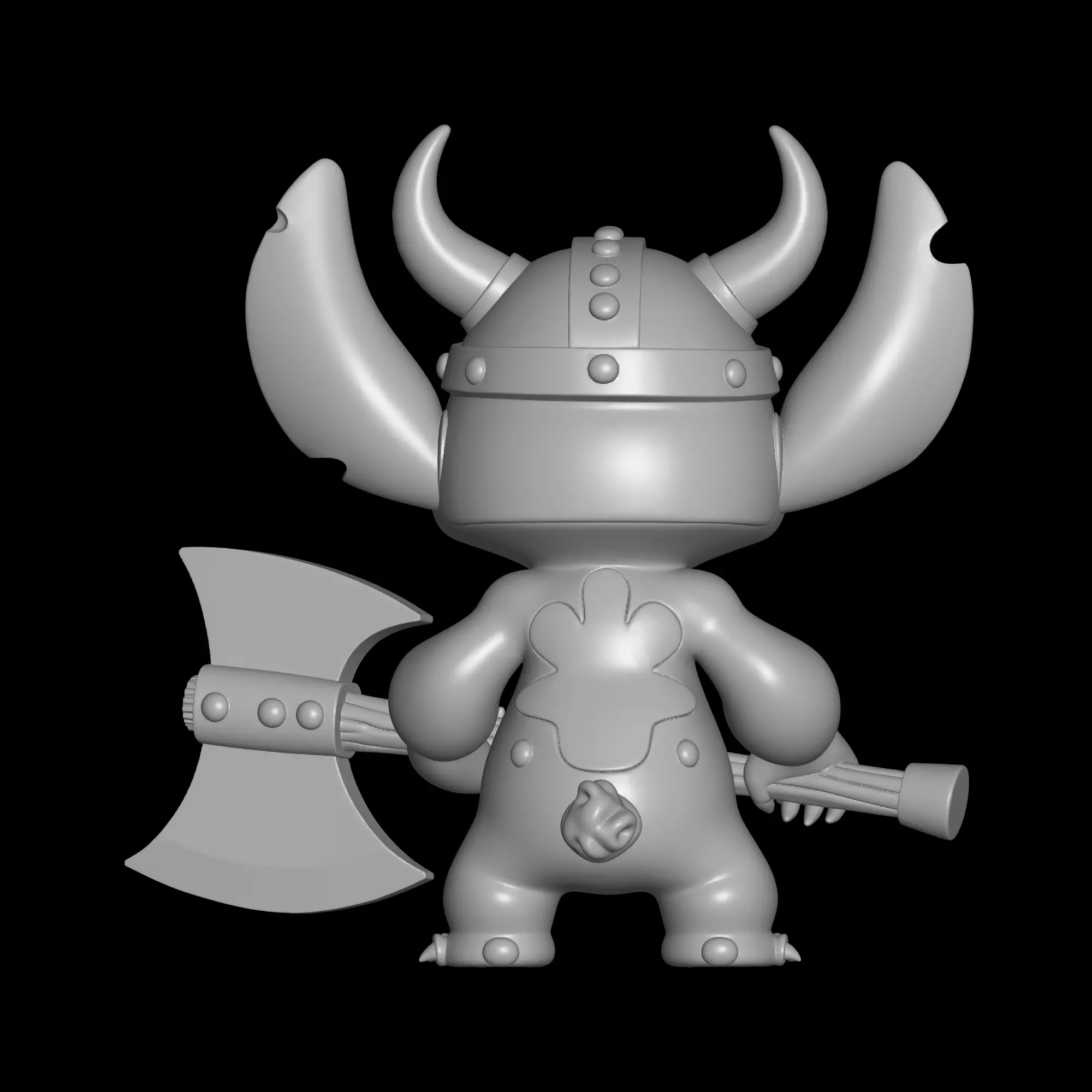 Viking Stitch from Lilo and Stitch 3D print model_2