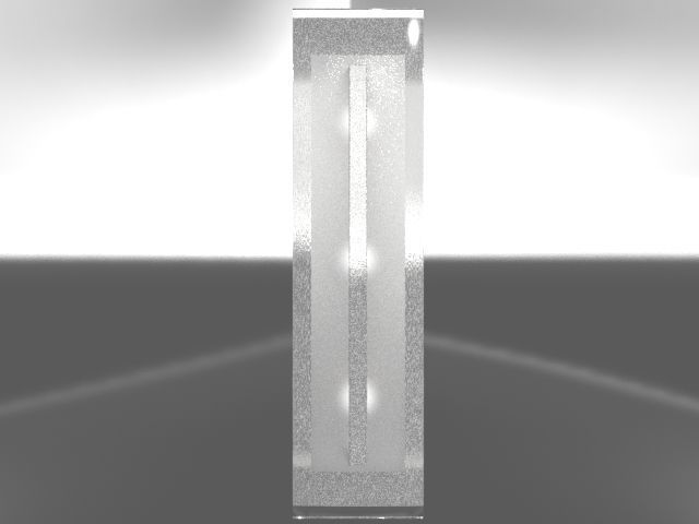 Bathroom Light Vertical 3D model_1