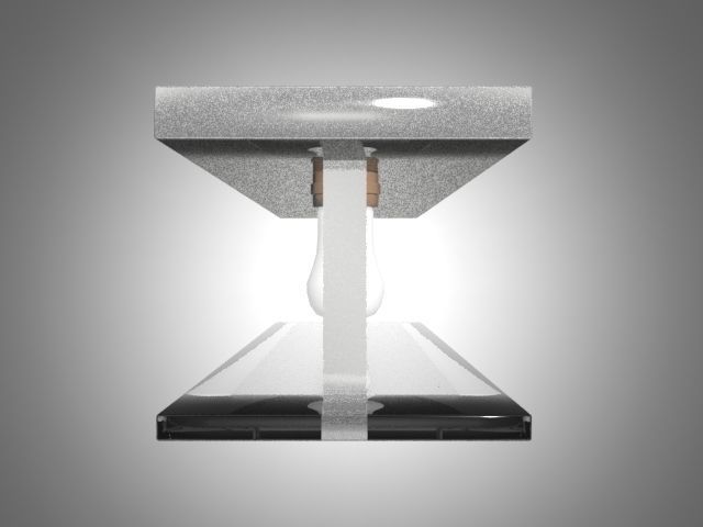 Bathroom Light Vertical 3D model_3