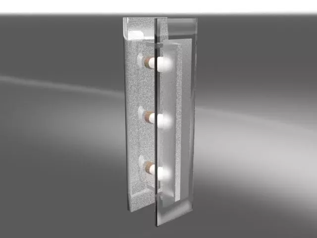 Bathroom Light Vertical 3D model_0