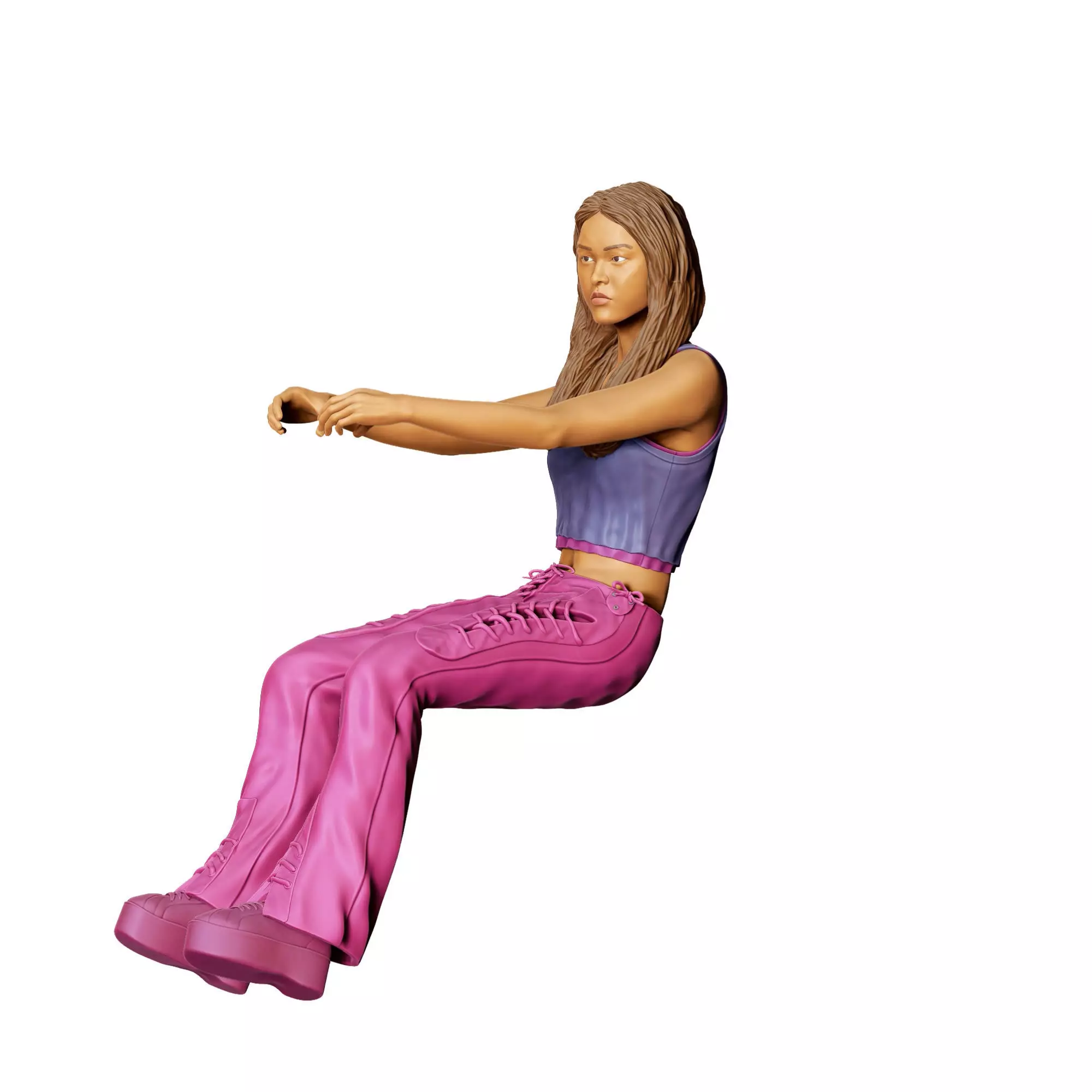 N4 Fast and Furious Sitting SUKI 3D print model_14