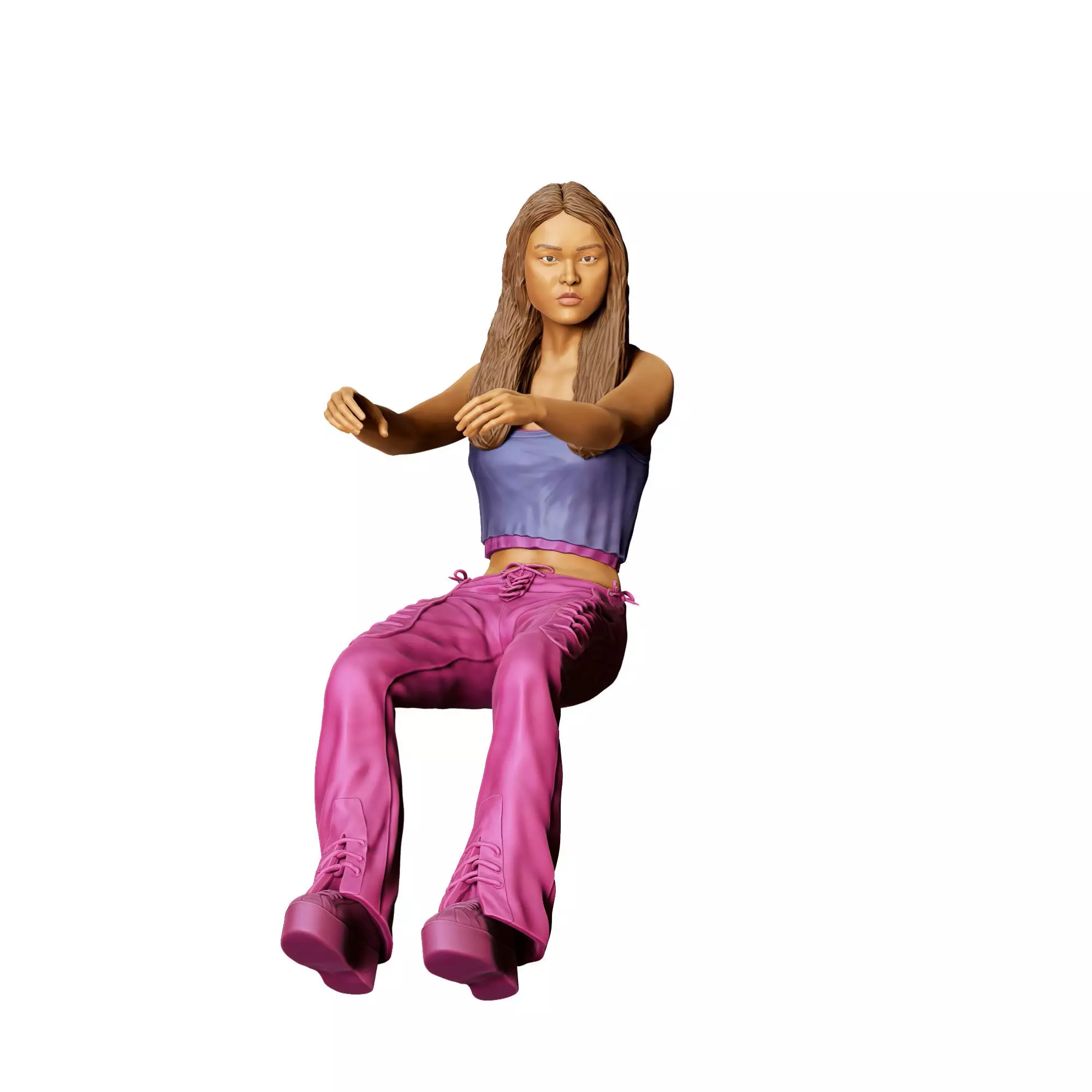 N4 Fast and Furious Sitting SUKI 3D print model_16