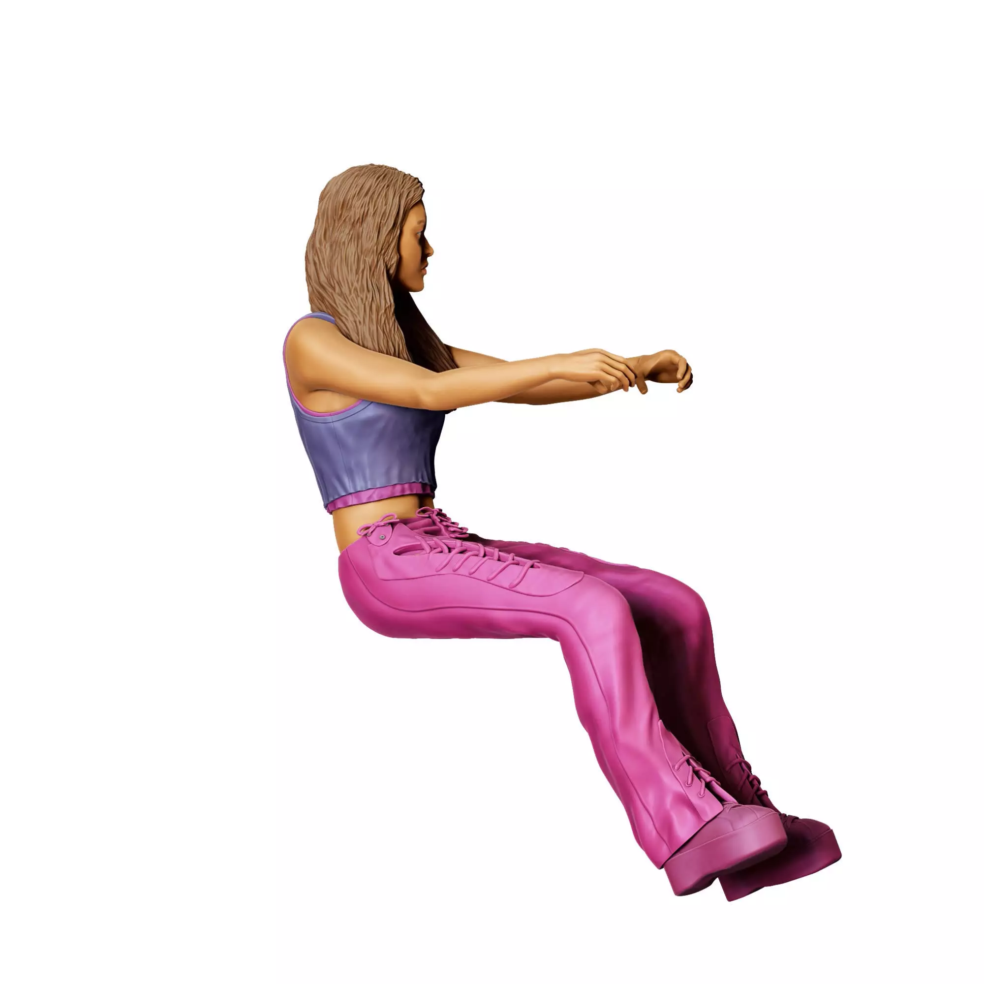 N4 Fast and Furious Sitting SUKI 3D print model_3