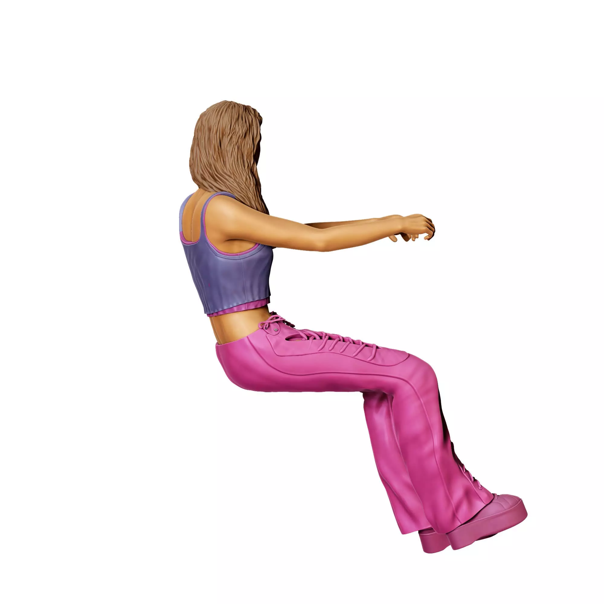 N4 Fast and Furious Sitting SUKI 3D print model_5