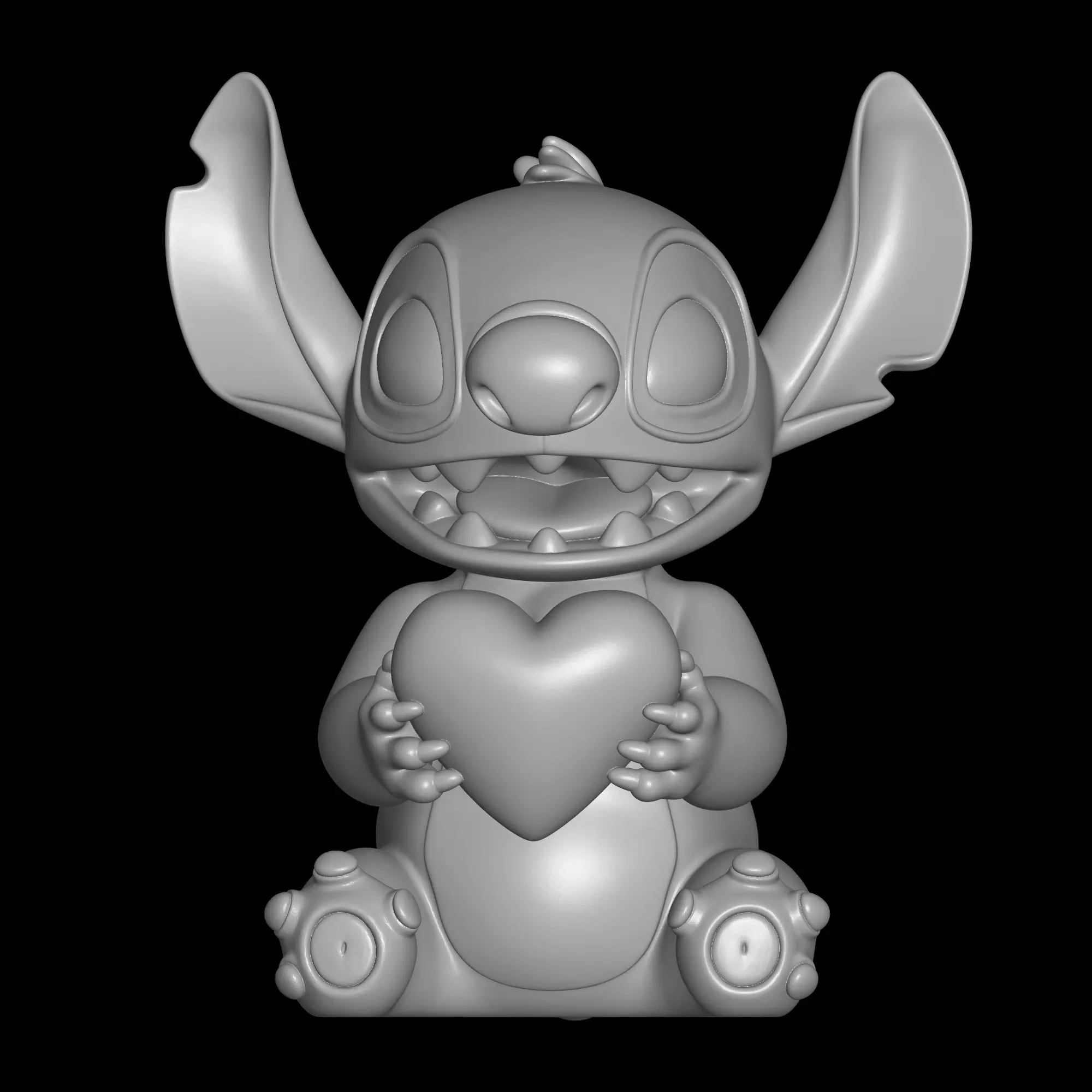 Valentine Stitch 3D print model_0