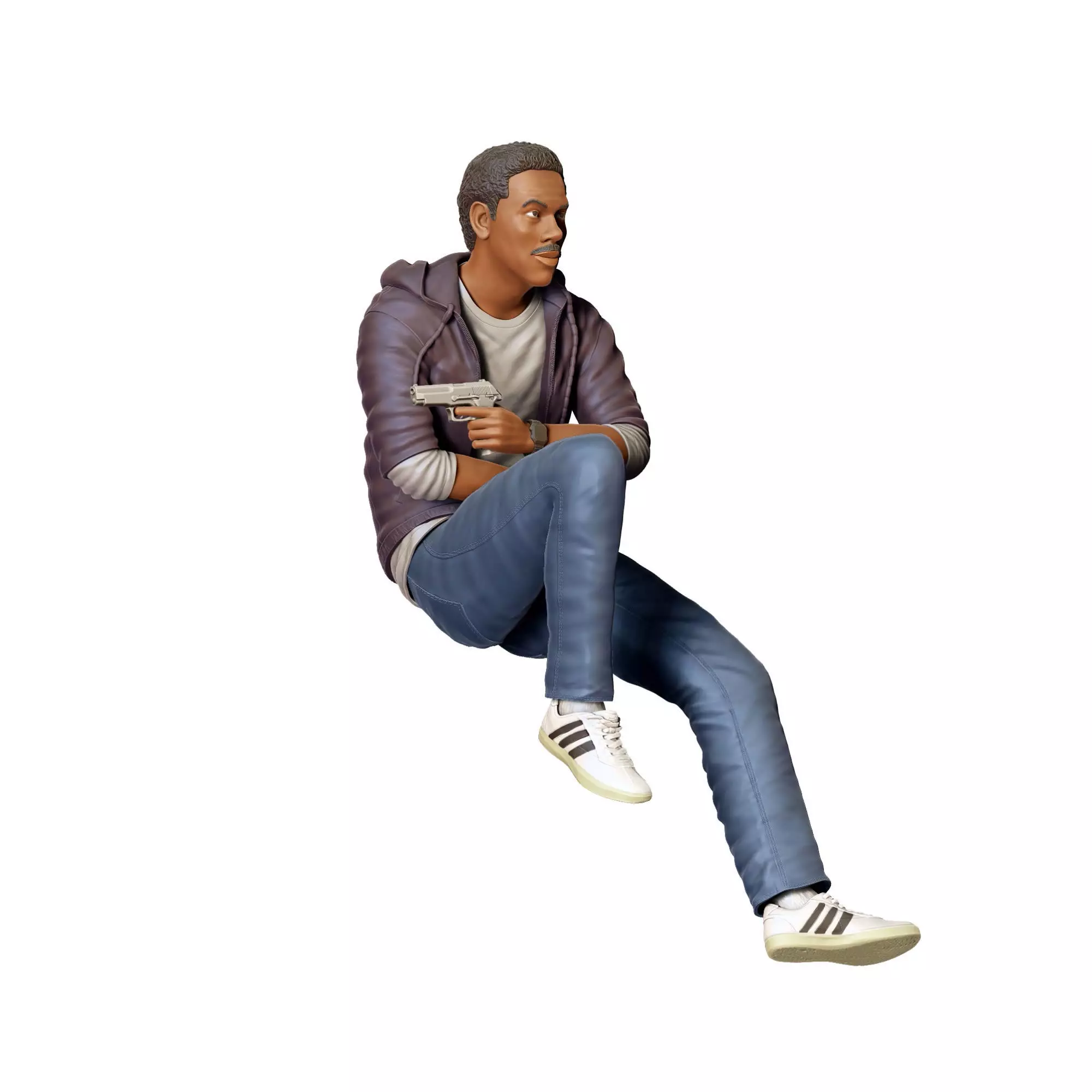 Eddie Murphy Beverly Hills Cop 3D print model_2