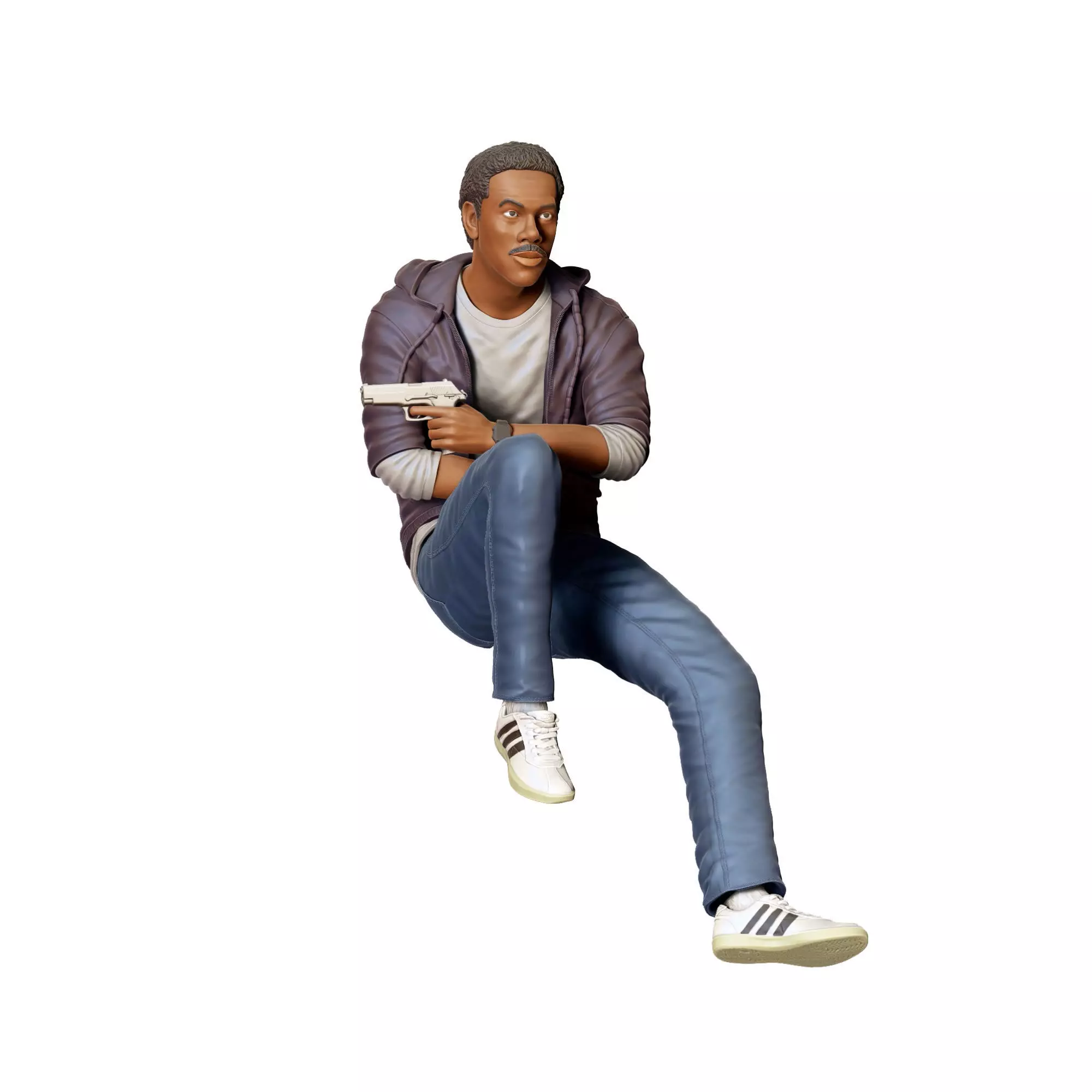 Eddie Murphy Beverly Hills Cop 3D print model_1