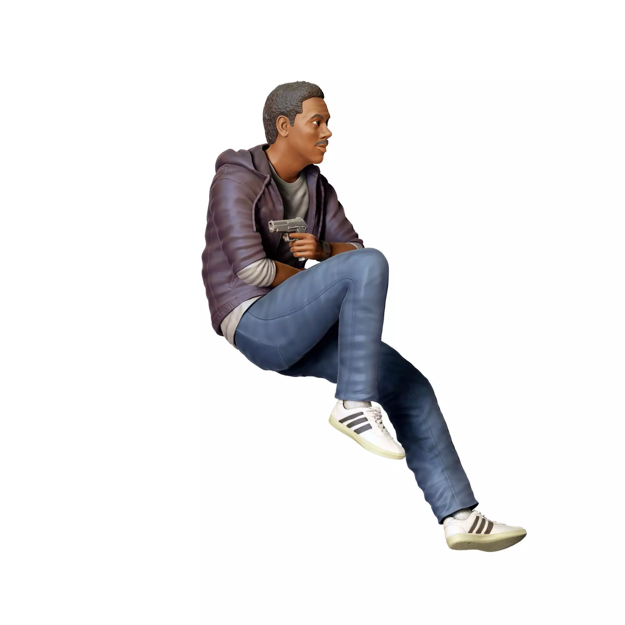 Eddie Murphy Beverly Hills Cop 3D print model_3