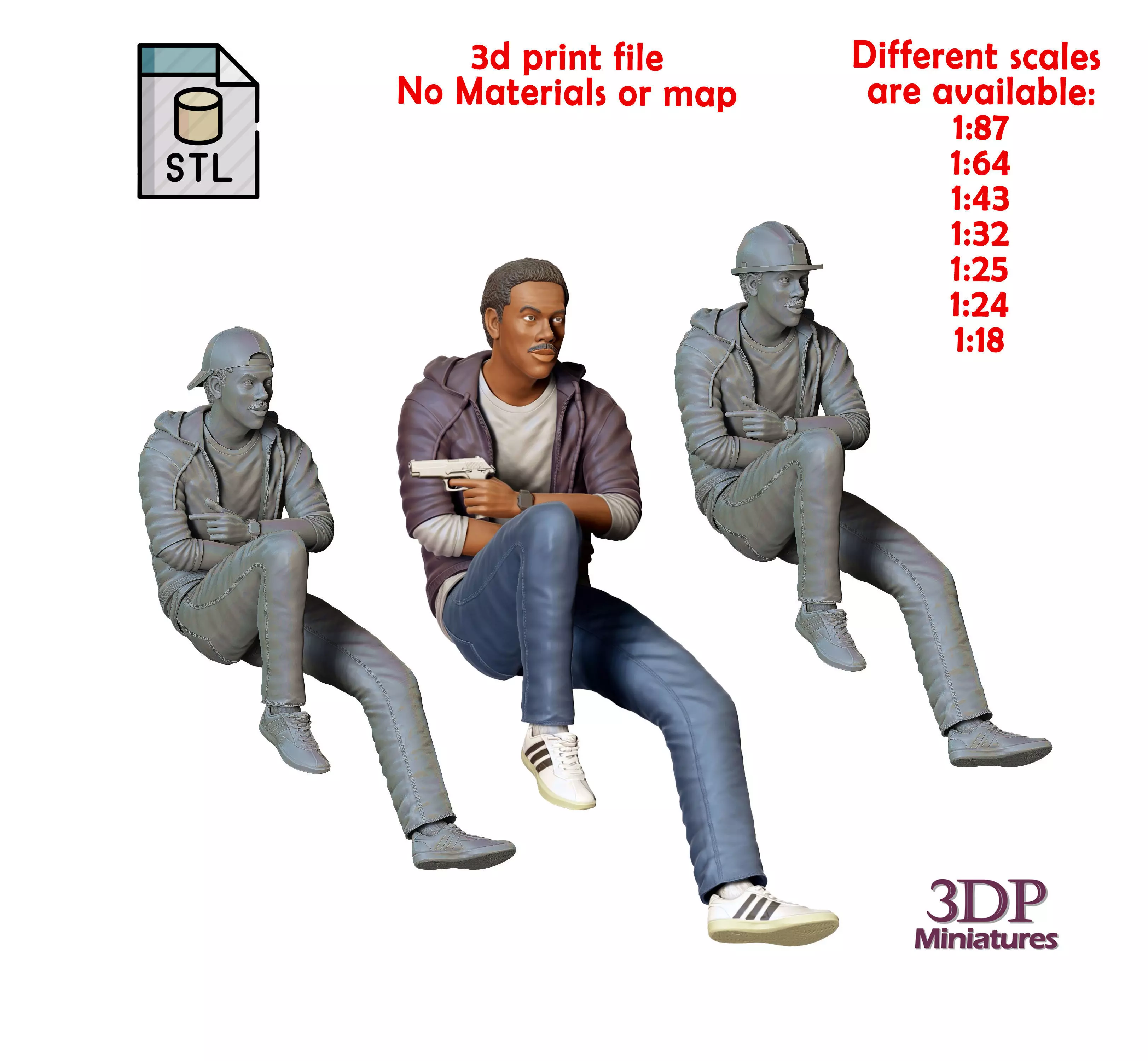 Eddie Murphy Beverly Hills Cop 3D print model_0