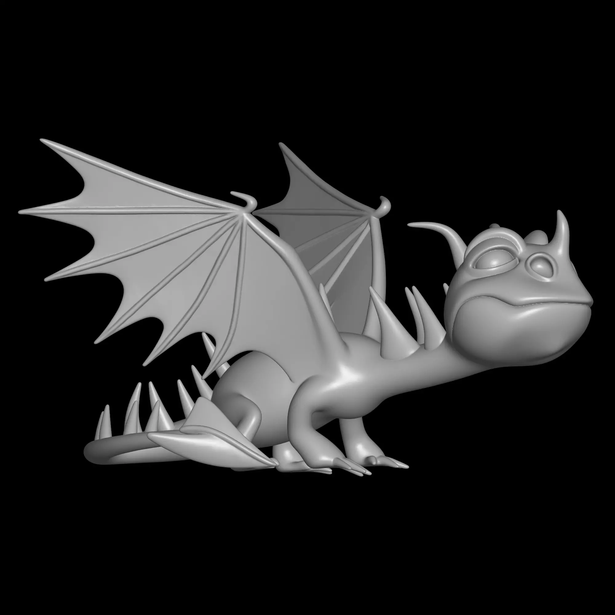 Terrible Terror from How to Train your Dragon 3D print model_1