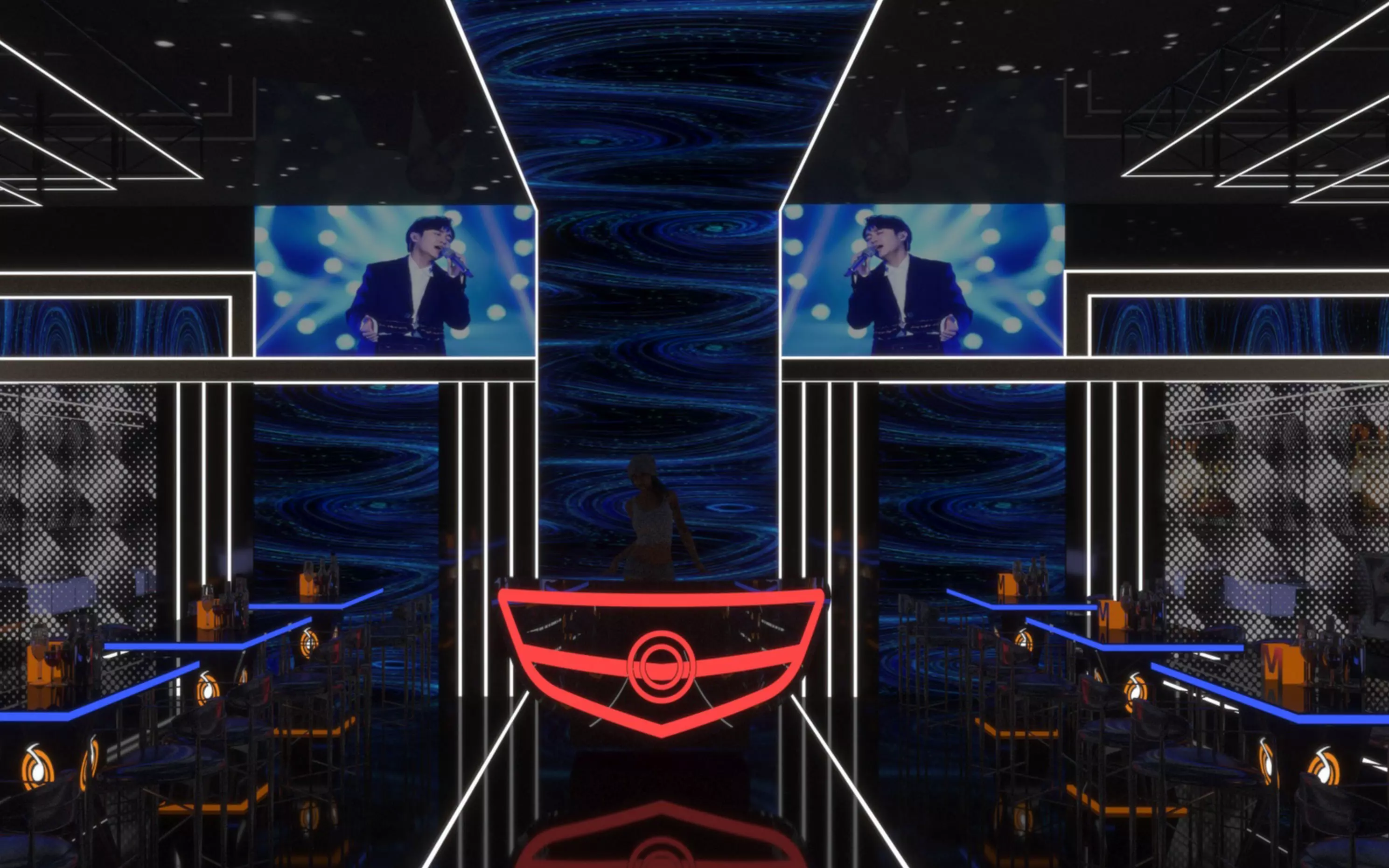 Nightclub 3D model_2