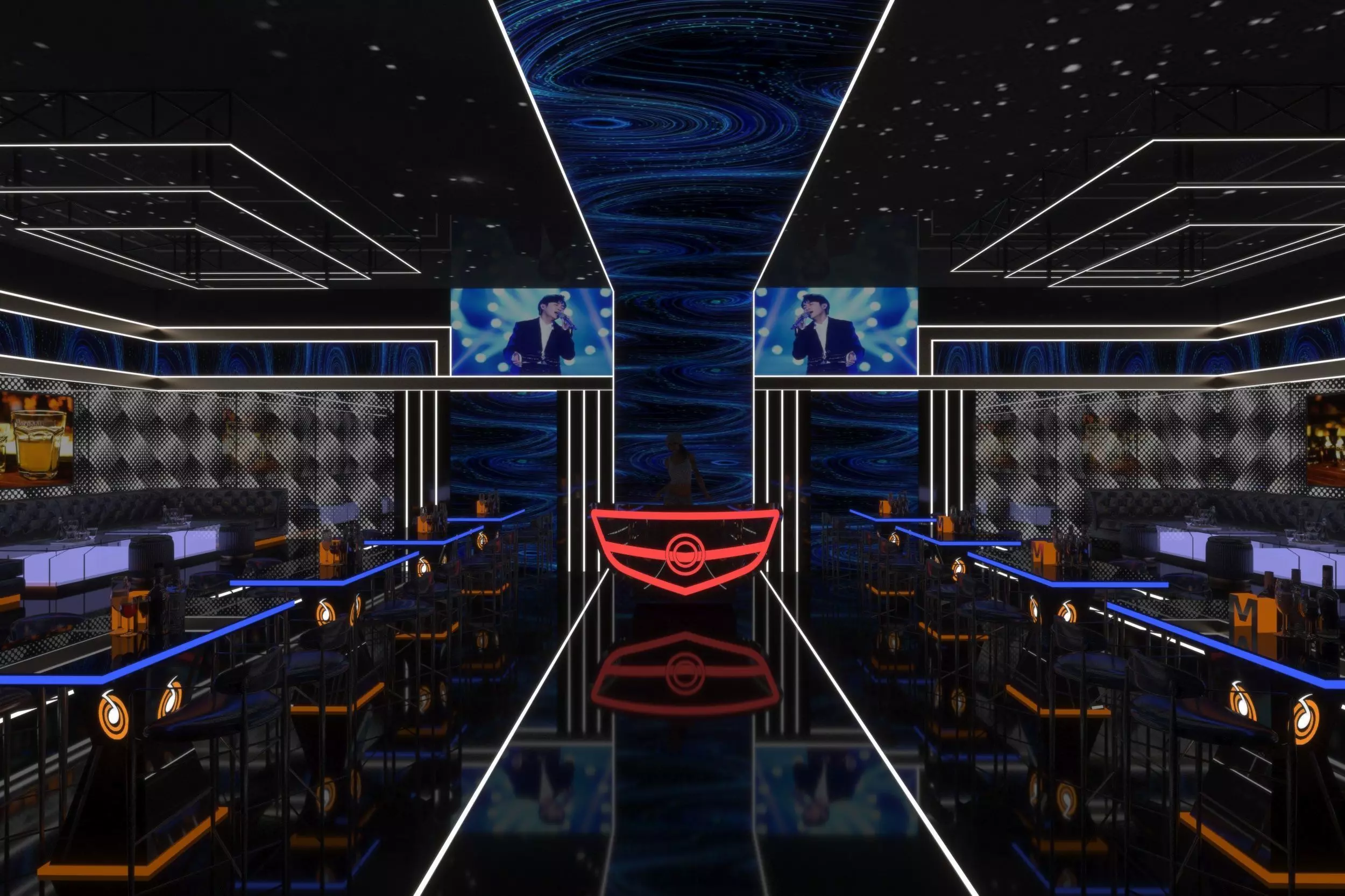 Nightclub 3D model_0