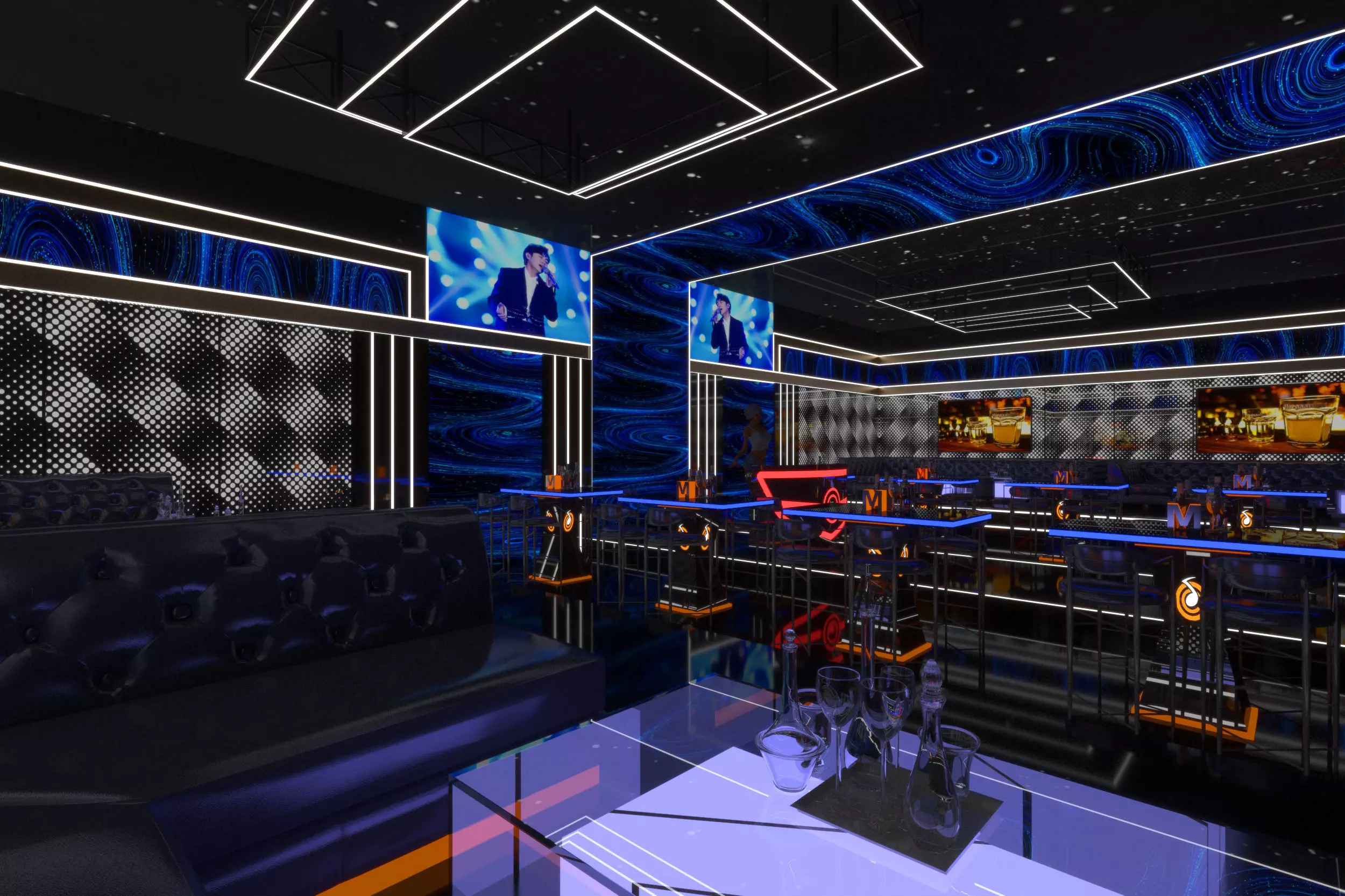Nightclub 3D model_1