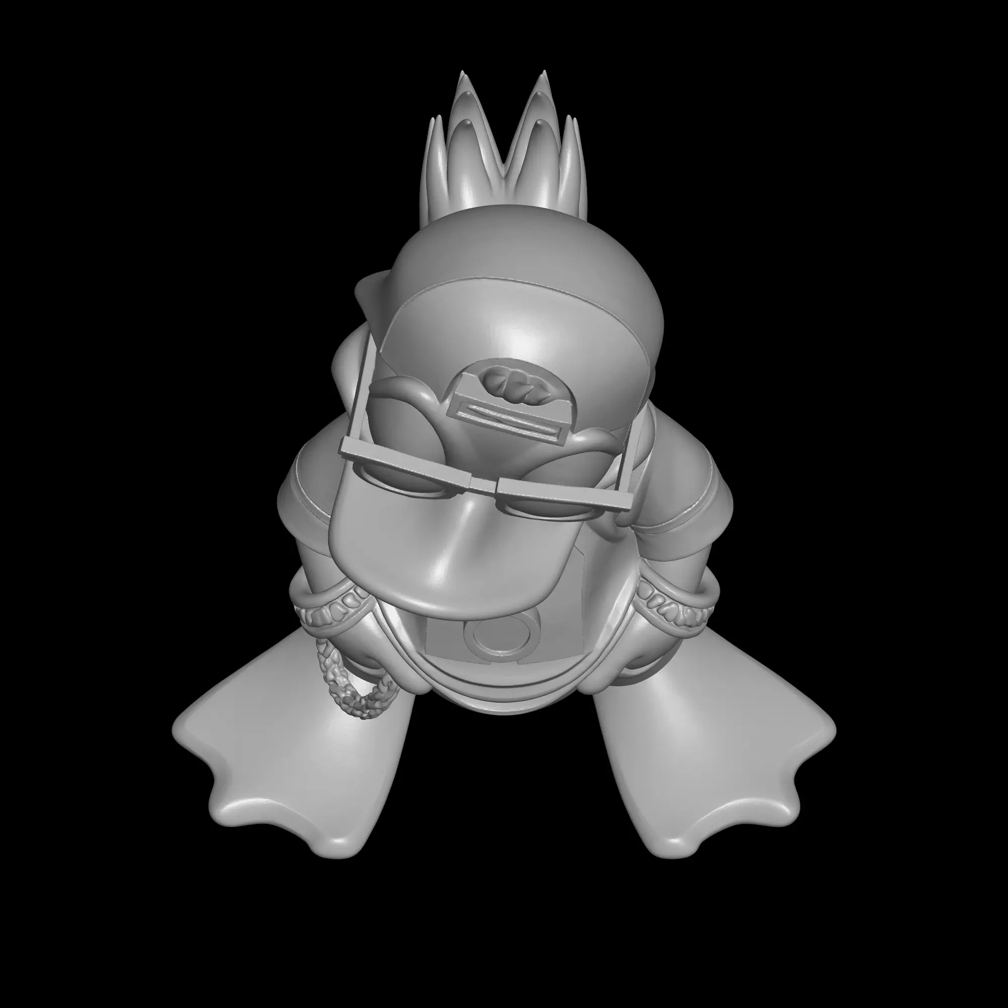 stylish donald 3 3D print model_2