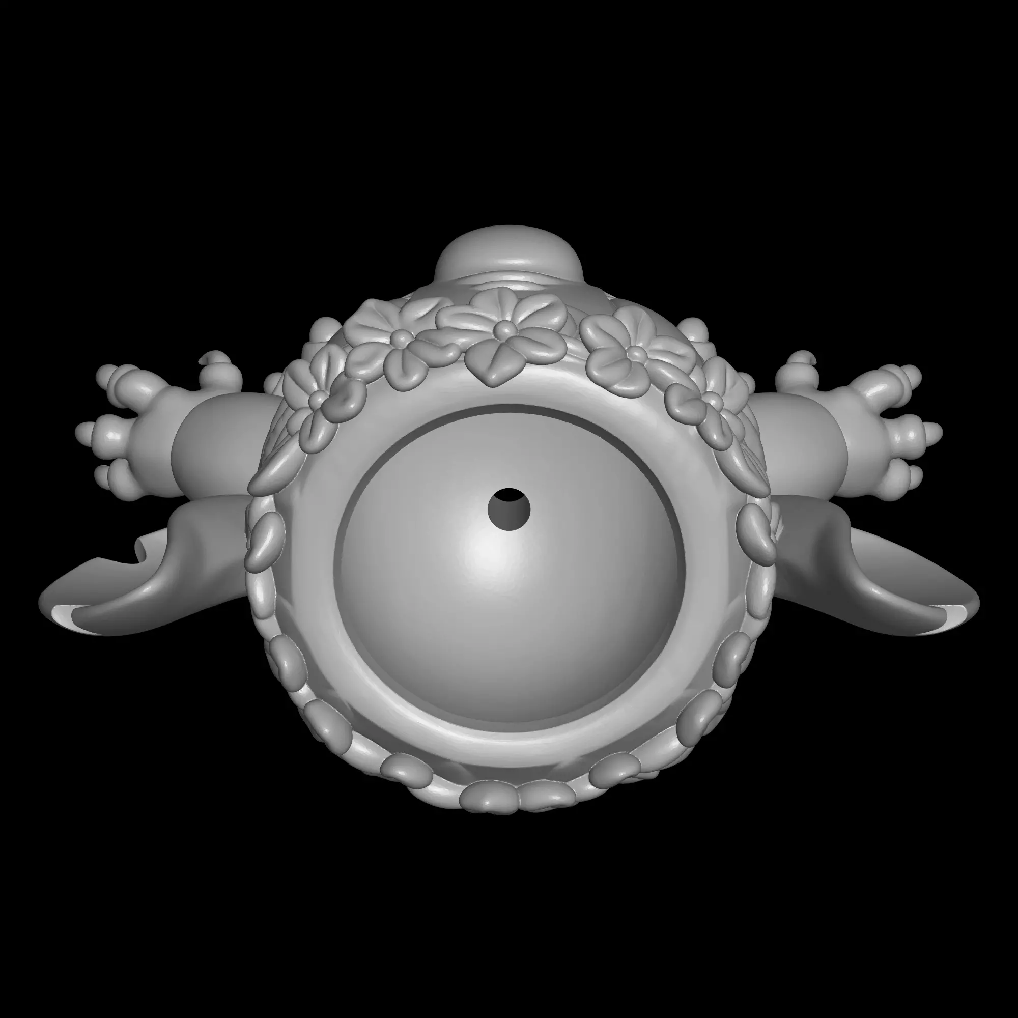 stitch wears lilo cloth planter - 2 3D print model_3