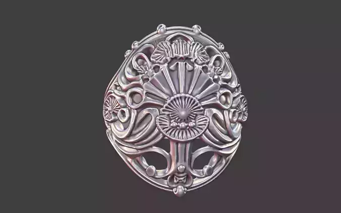 seashell inpired ocean ring jewelry