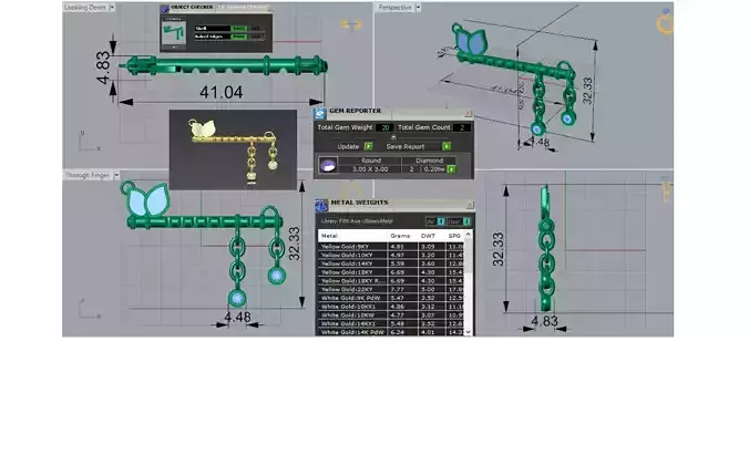 Butterfly Pendant Model A Symbol of Nature and Shine jp0326