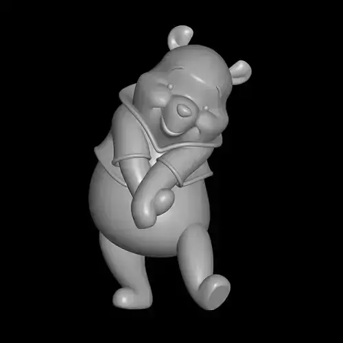 Shy Winnie the Pooh 3D print model
