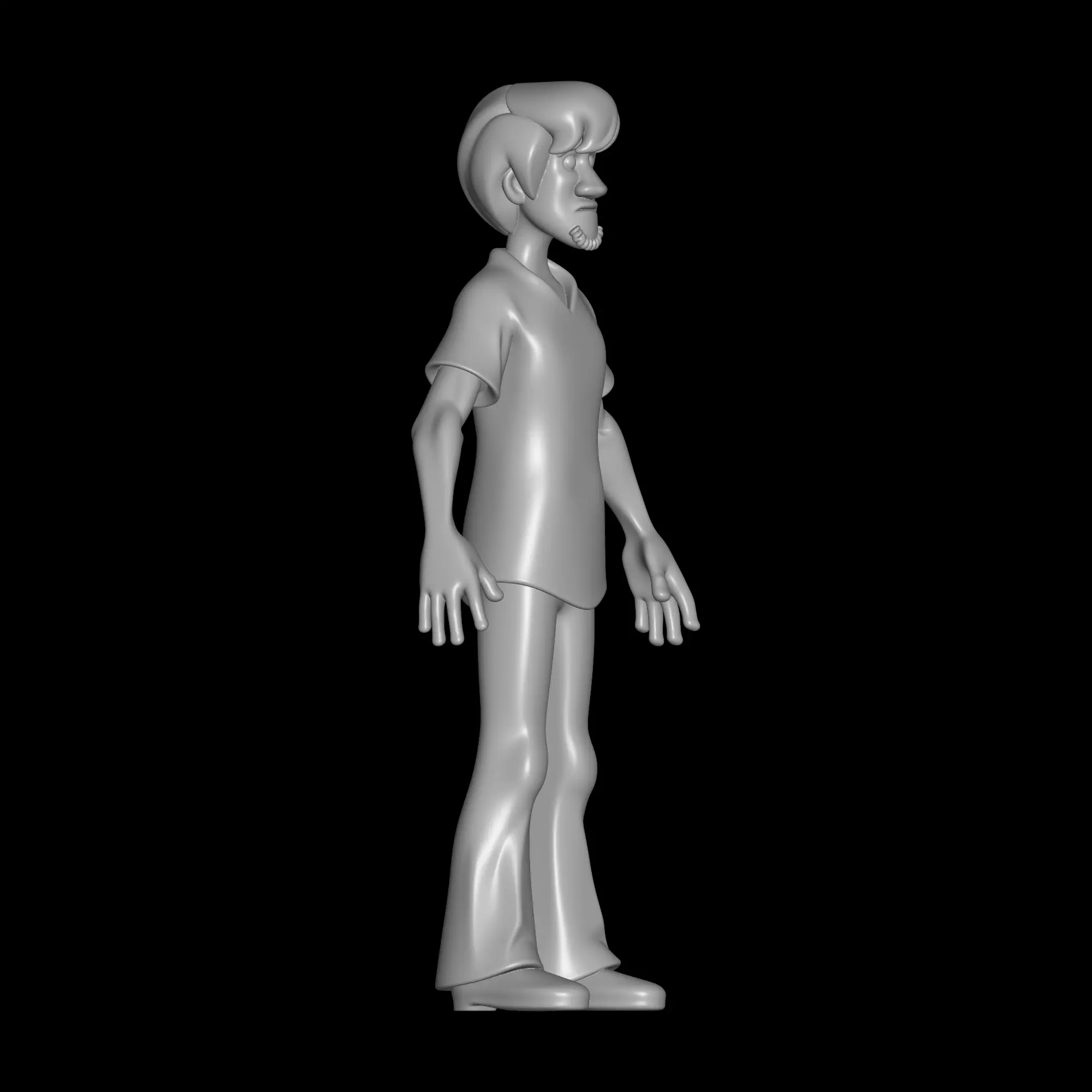 Shaggy Rogers from Scooby Doo 3D print model_1