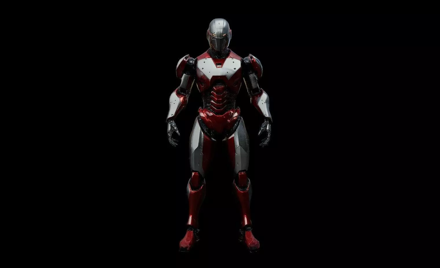 Robots Pack 1 Low-poly 3D model_2