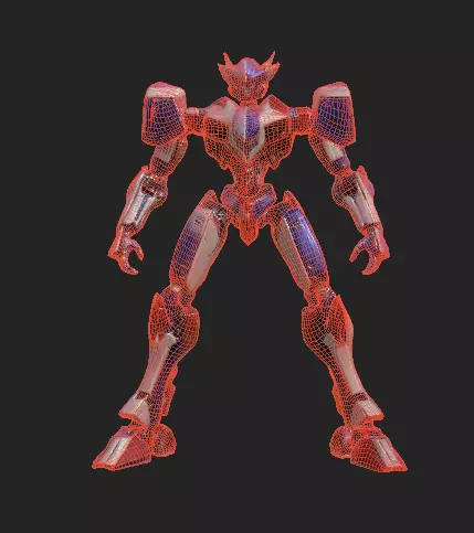 Robots Pack 1 Low-poly 3D model_29