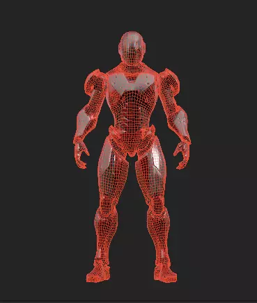 Robots Pack 1 Low-poly 3D model_27