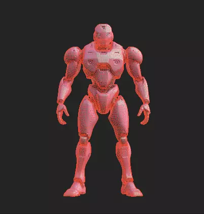 Robots Pack 1 Low-poly 3D model_26