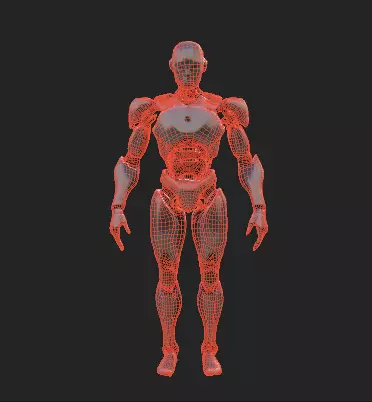 Robots Pack 1 Low-poly 3D model_28