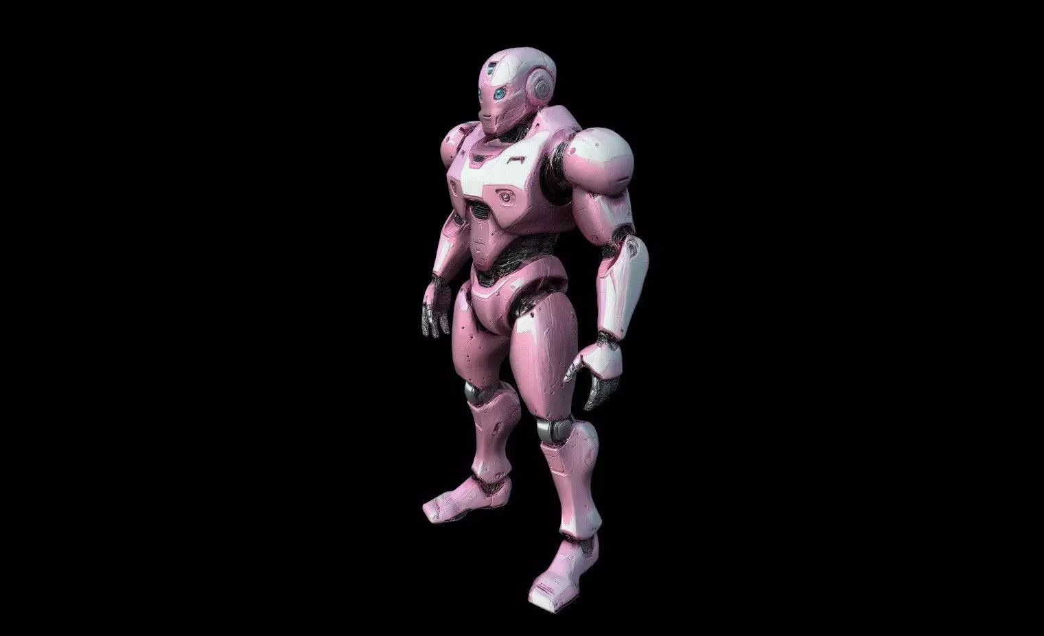 Robots Pack 1 Low-poly 3D model_16