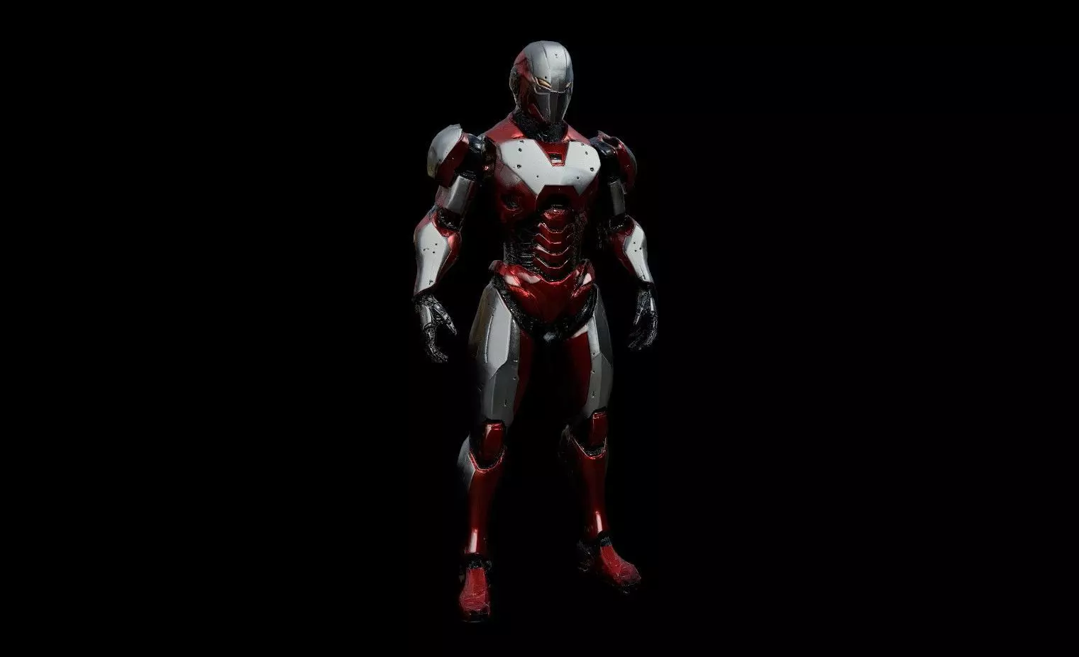 Robots Pack 1 Low-poly 3D model_7