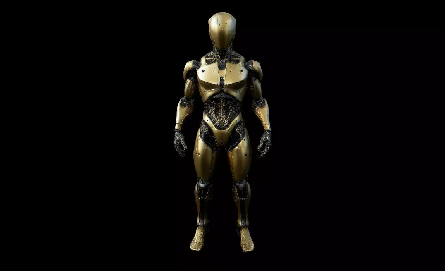 Robots Pack 1 Low-poly 3D model_5