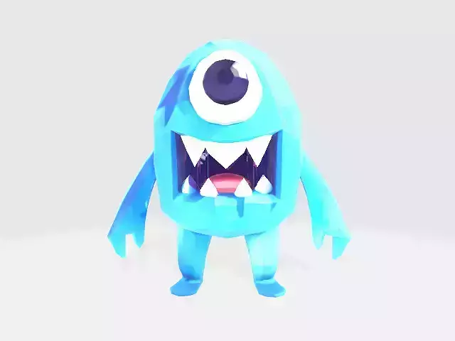Lowpoly monster