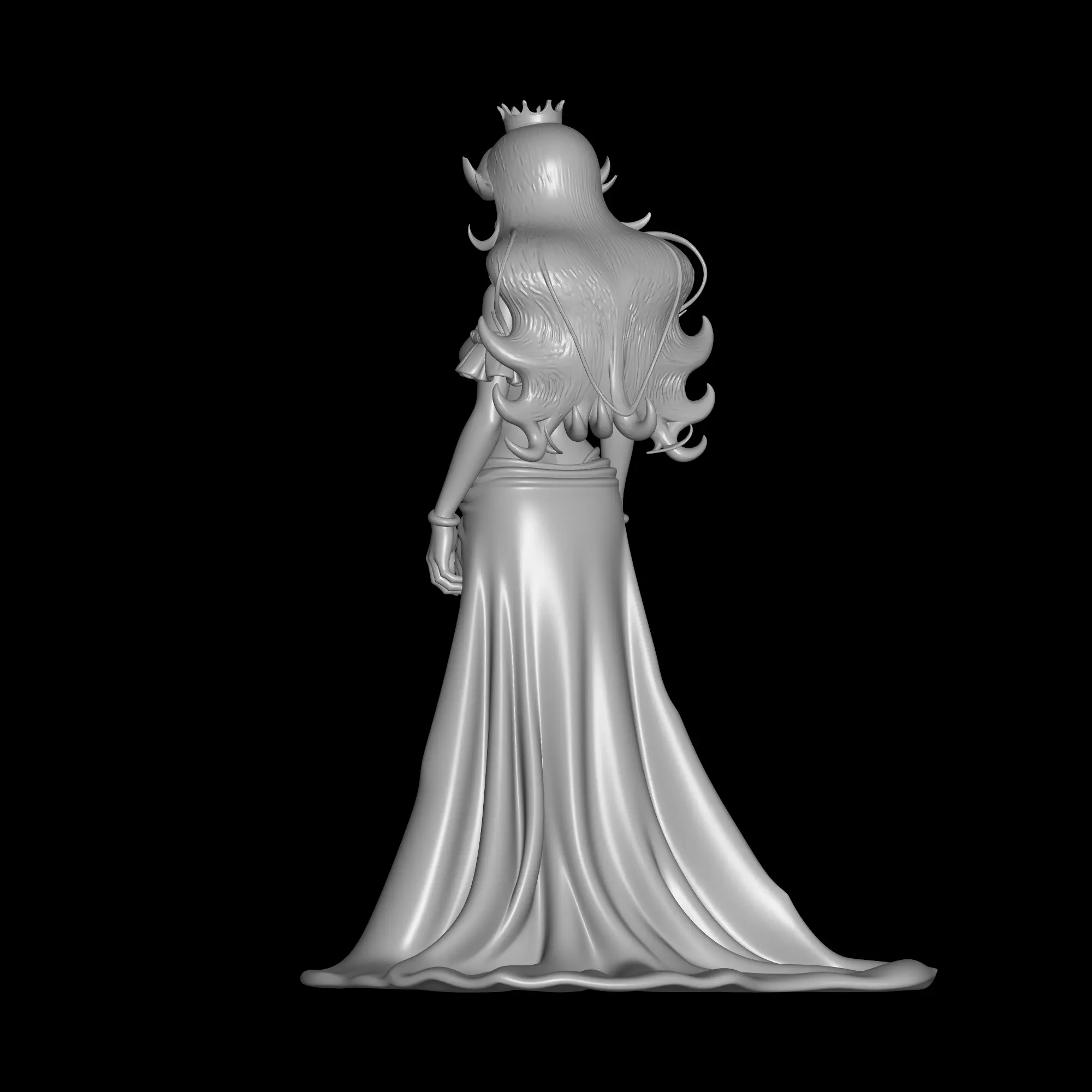 Stylish Princess Peach from Super Mario 3D print model_2