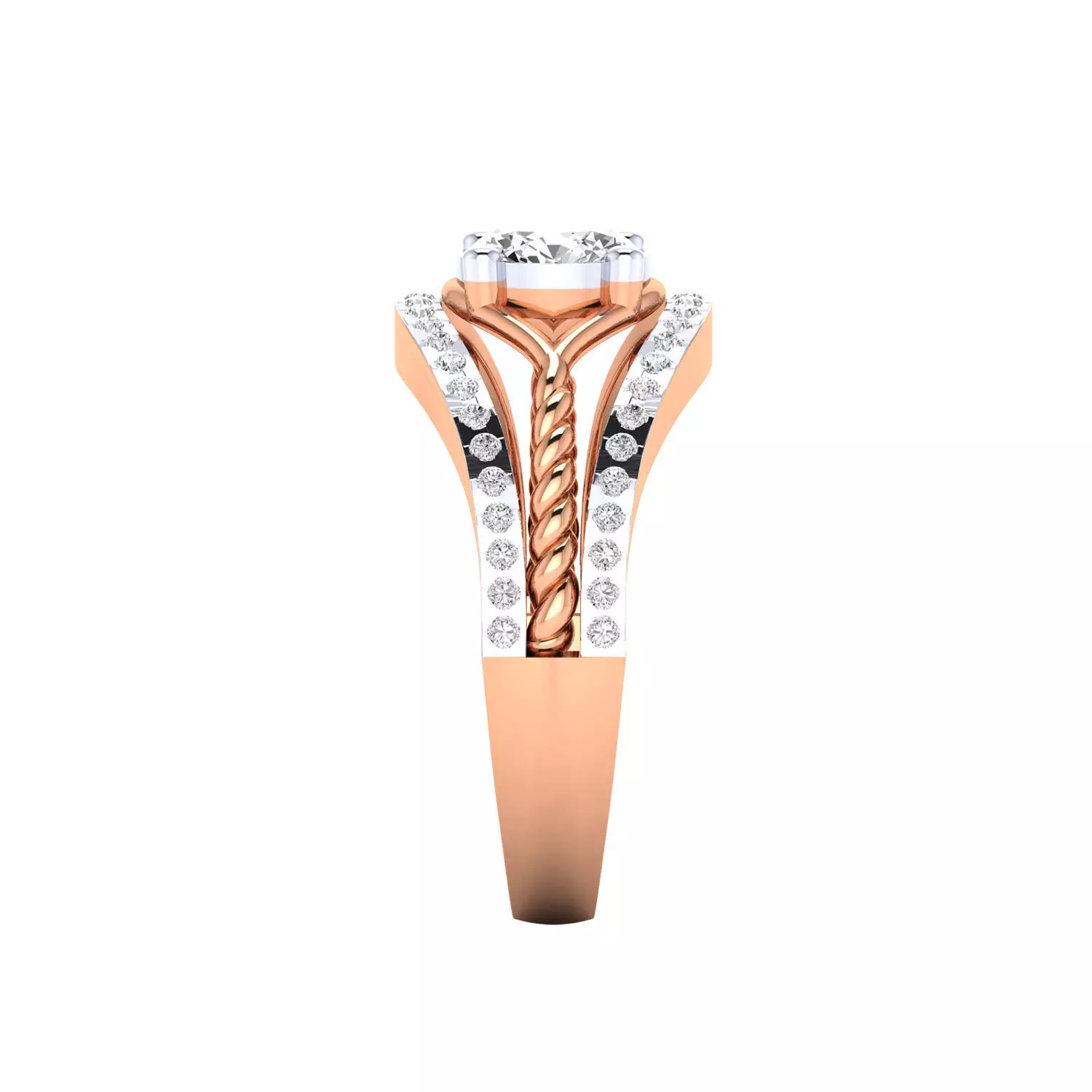 Women Ring Render 3dm STL MTL SLC JCD OBJ FBX Details 3D print model_16