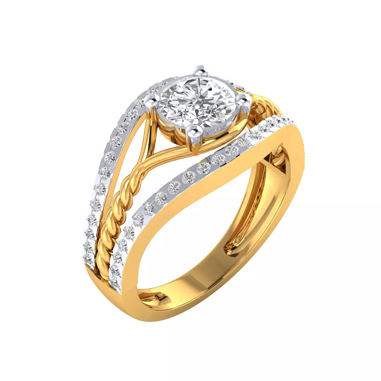 Women Ring Render 3dm STL MTL SLC JCD OBJ FBX Details 3D print model_24